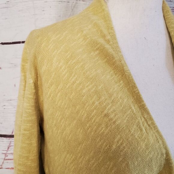 Eileen Fisher Draped Cardigan Size Large Petite - Picture 4 of 6